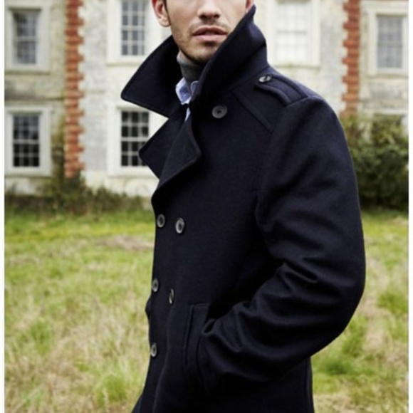 Other - Vintage Military Wool Pea Coat